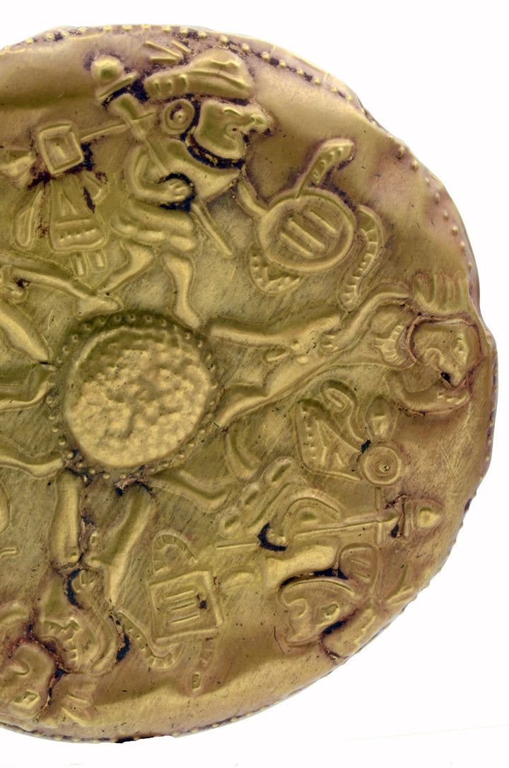 Moche Gold Repousse Disc Ornaments - Art for Eternity