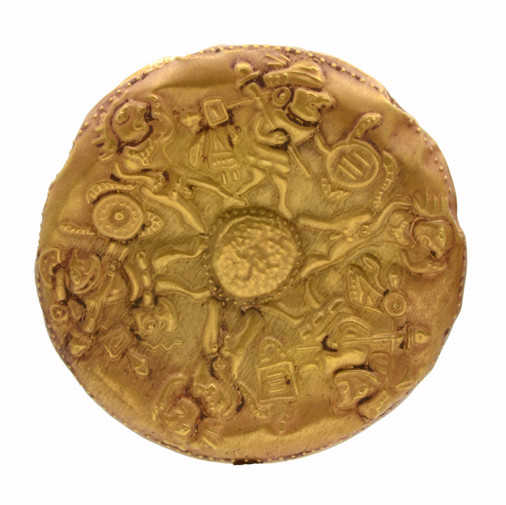 Moche Gold Repousse Disc Ornaments - Art for Eternity