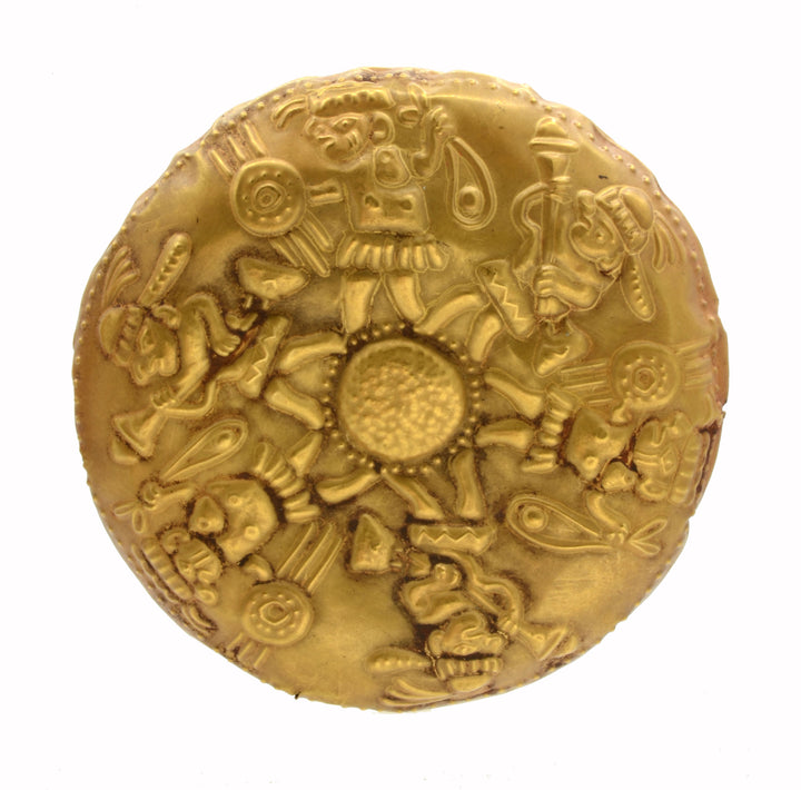 Moche Gold Repousse Disc Ornaments - Art for Eternity