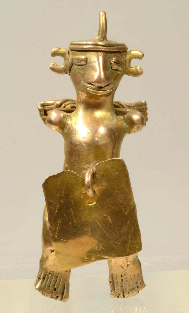 Quimbaya Gold Prisoner with Dangler