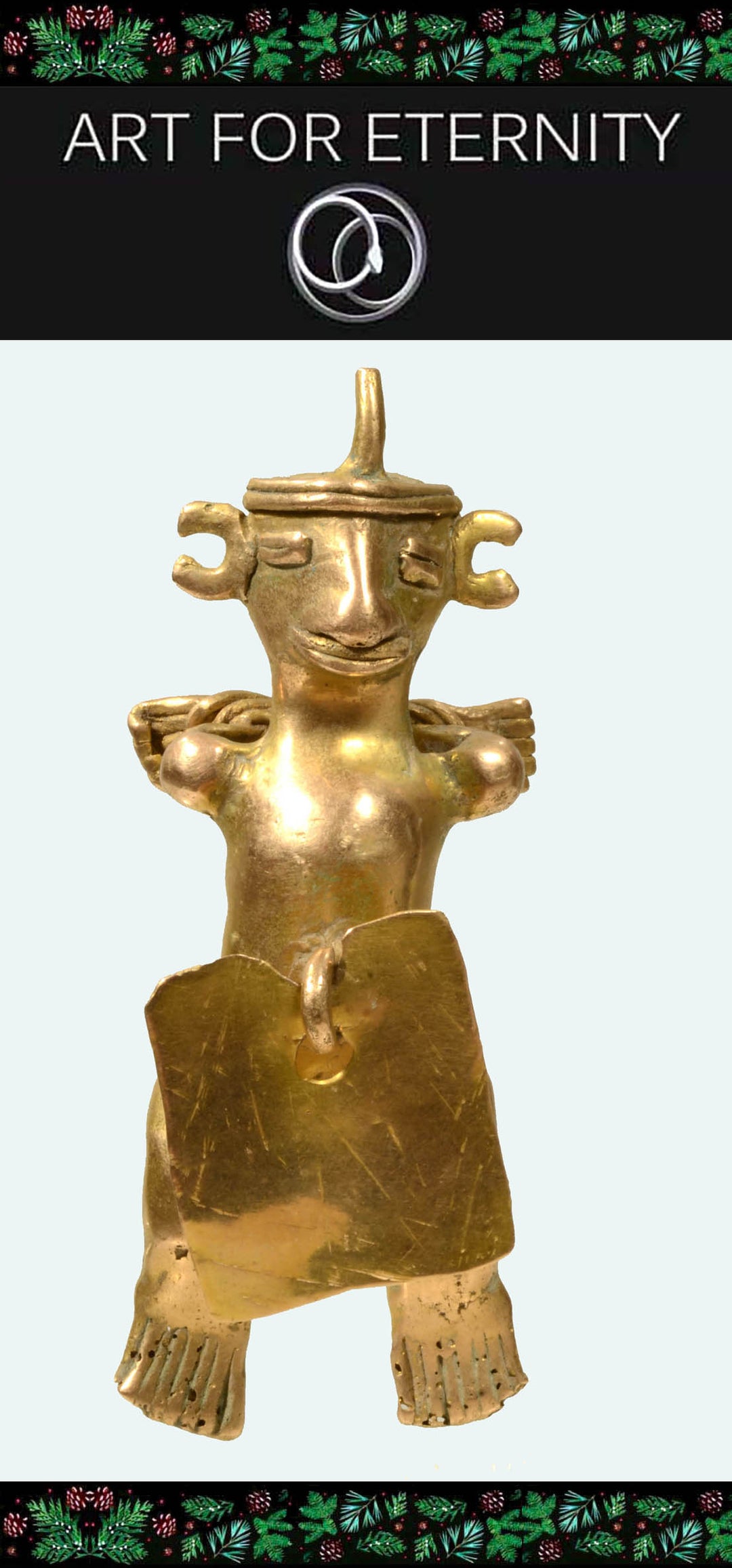 Quimbaya Gold Prisoner with Dangler