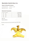 Veraguas Gold Raptor  Bird Pendant