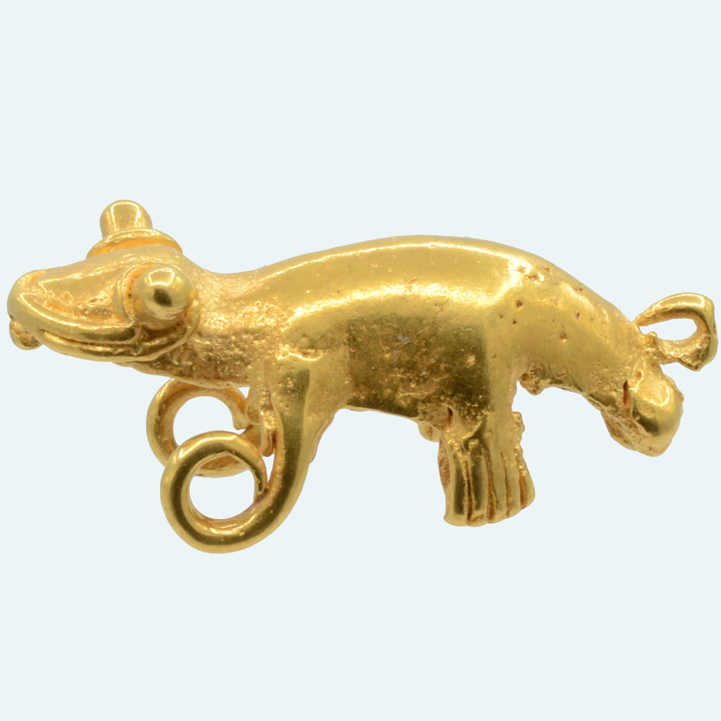 Gran Cocle Gold Composite Animal Pendant