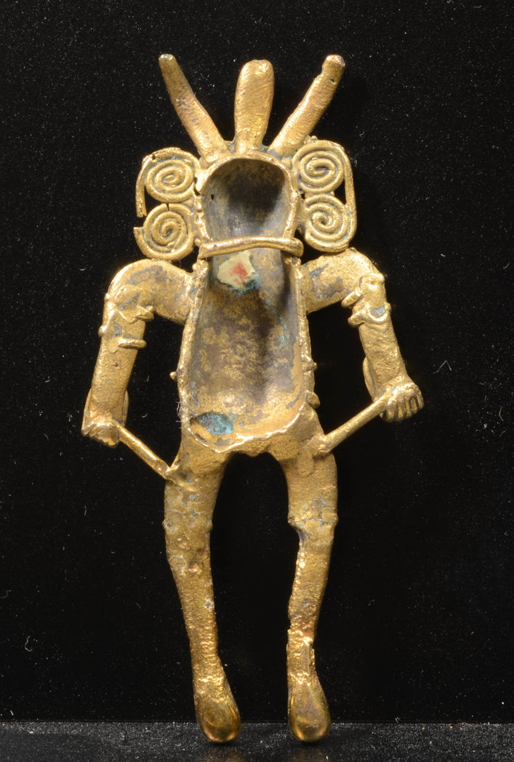 Gran Cocle Gold Pendant of a Shaman