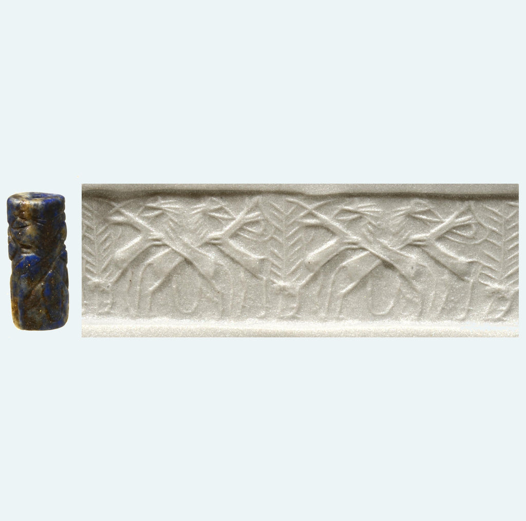 Old Babylonian Lapis Lazuli Cylinder Seal - Art for Eternity