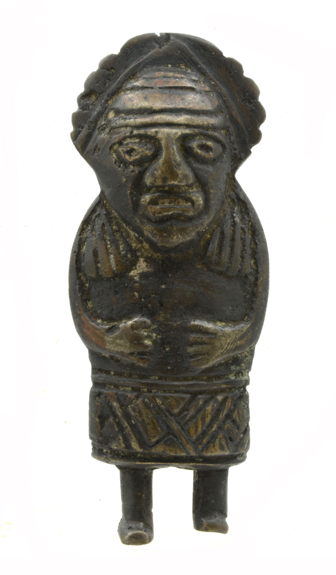 Inca (Inka) Silver Standing Votive Figure