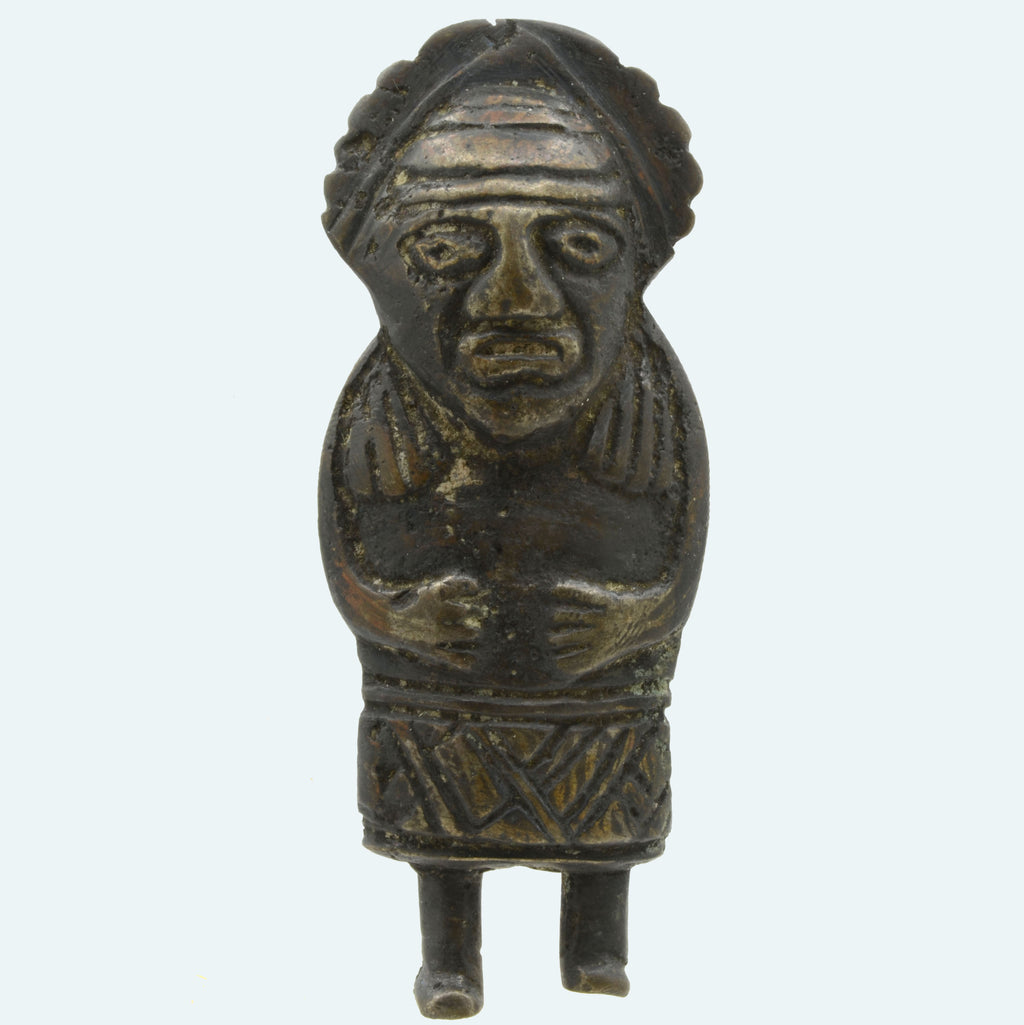 Inca (Inka) Silver Standing Votive Figure