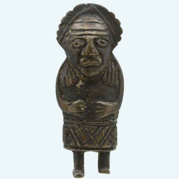 Inca (Inka) Silver Standing Votive Figure