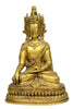 Sino Tibetan Gilt Bronze Seated Bodhisattva - Art for Eternity