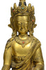 Sino Tibetan Gilt Bronze Seated Bodhisattva - Art for Eternity