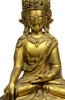 Sino Tibetan Gilt Bronze Seated Bodhisattva - Art for Eternity