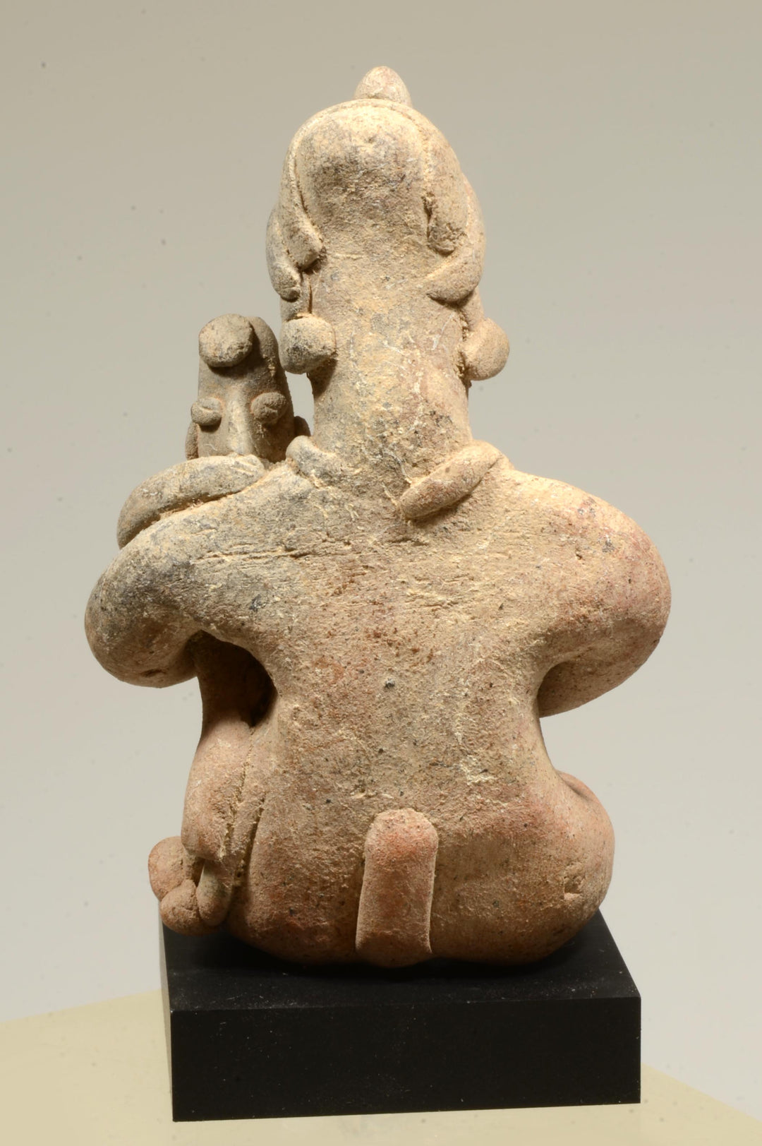 Colima Seated Mother & Child Antidotal Figure