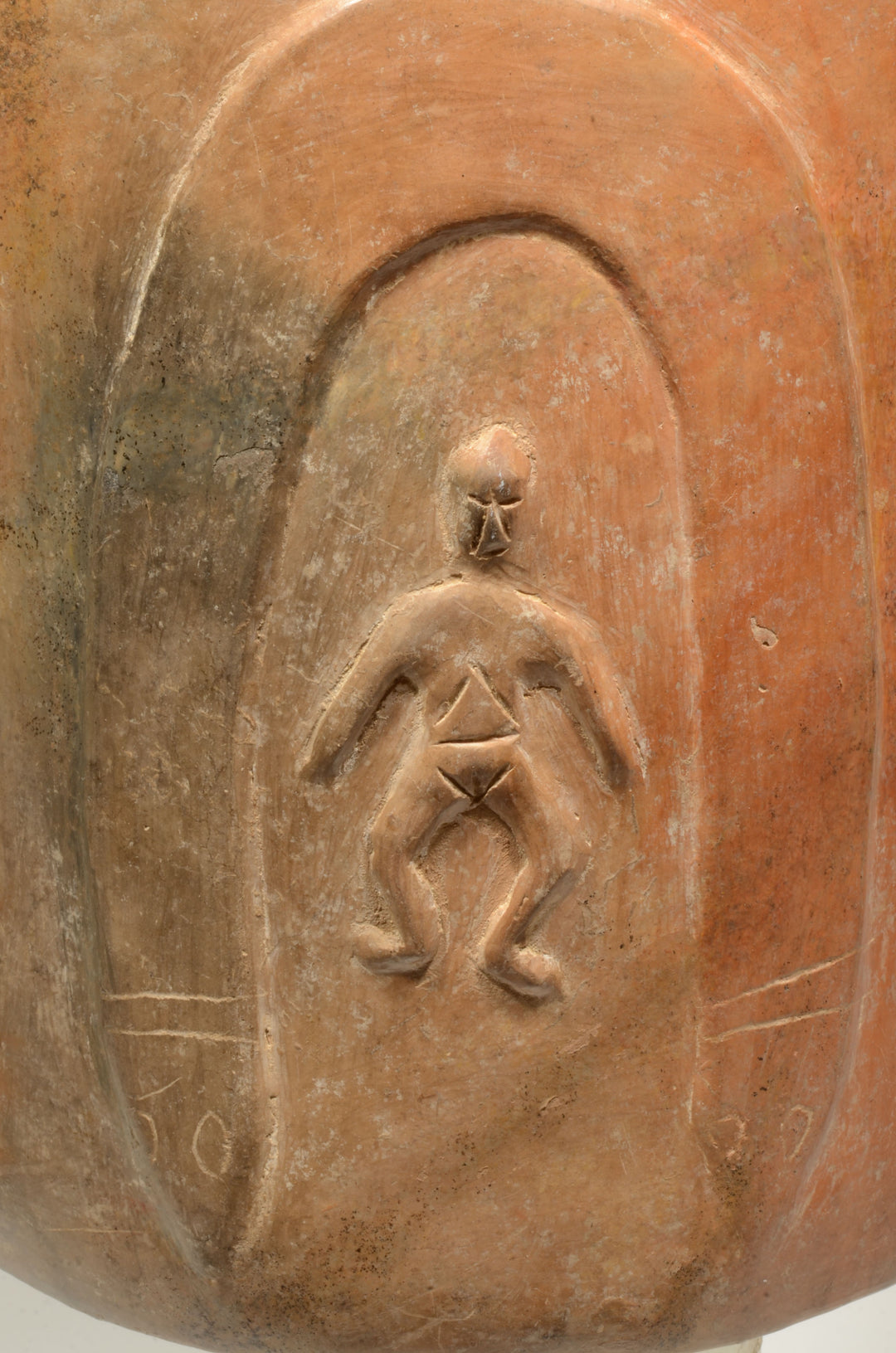 Colima Pottery Drum Vessel