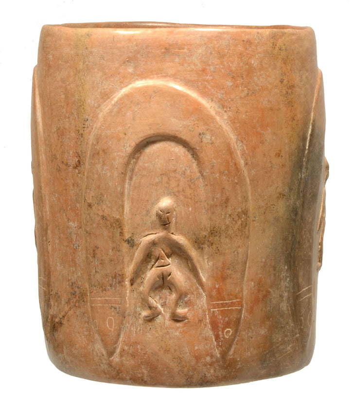 Colima Pottery Drum Vessel