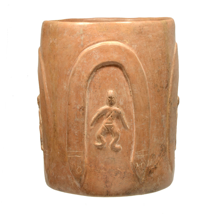 Colima Pottery Drum Vessel