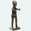 Akan wood carved Standing figure