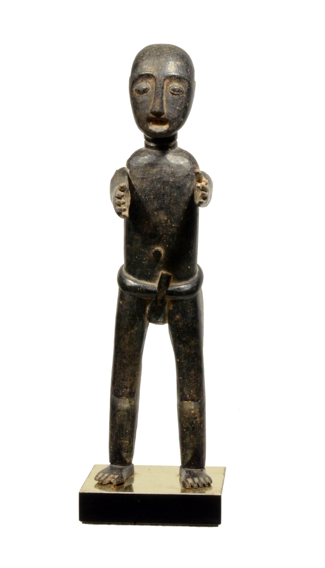 Akan wood carved Standing figure