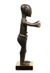 Akan wood carved Standing figure