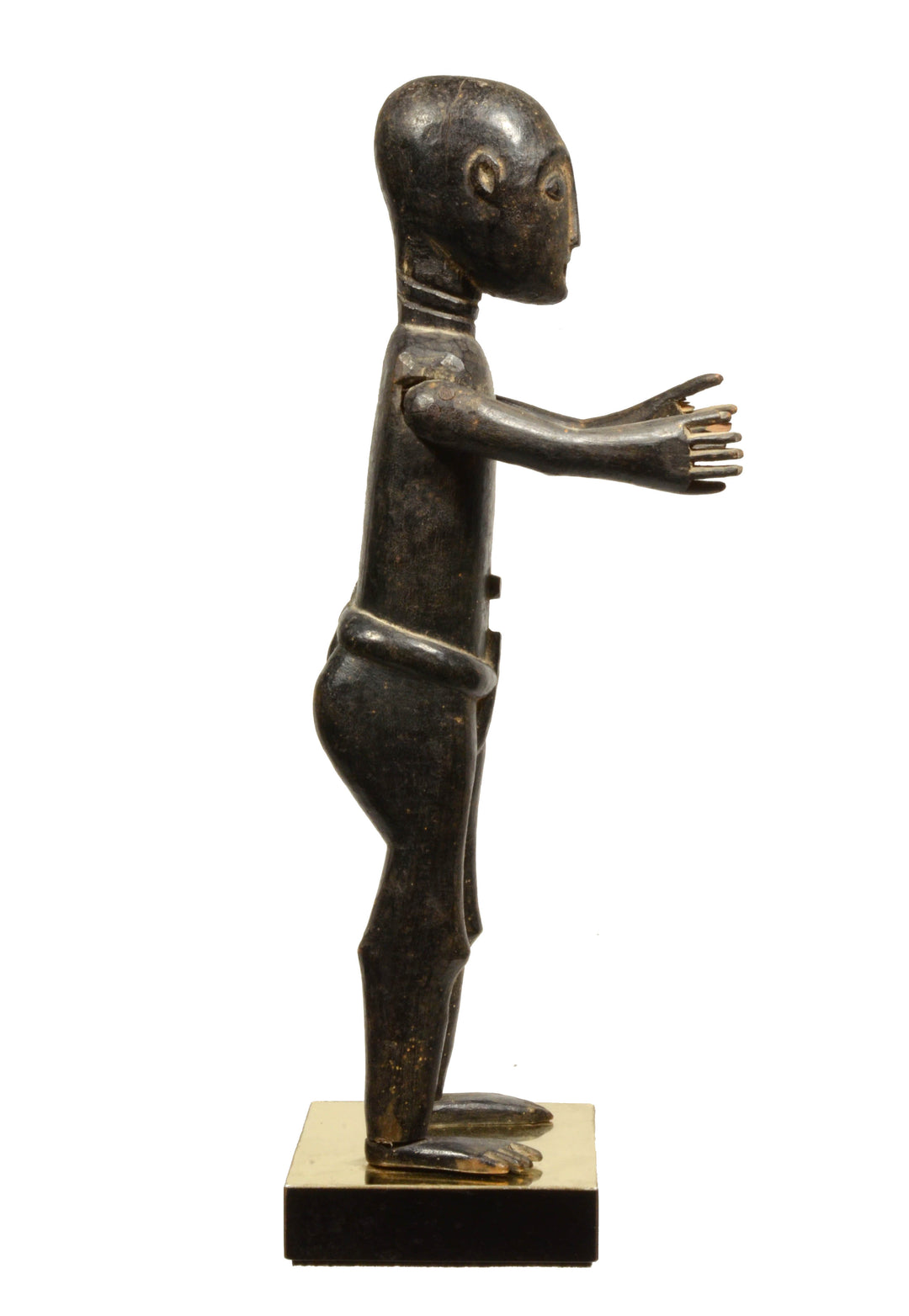 Akan wood carved Standing figure