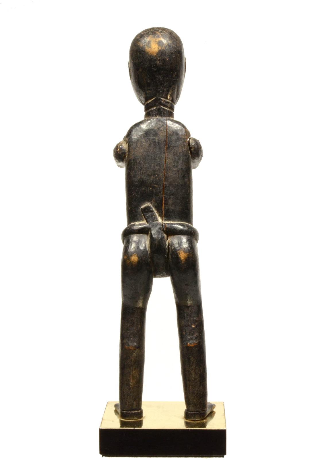 Akan wood carved Standing figure