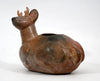 Chimu Inca Pottery Seated Deer Effigy Vessel
