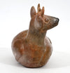 Chimu Inca Pottery Seated Deer Effigy Vessel
