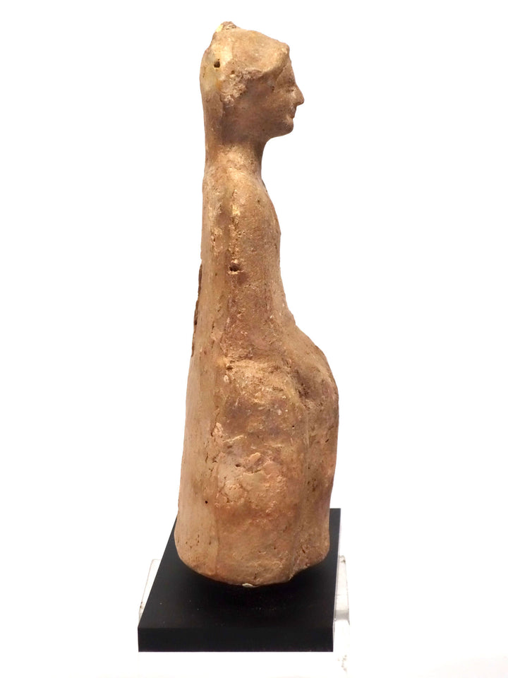 Greek Terracotta Votive Seated Boy