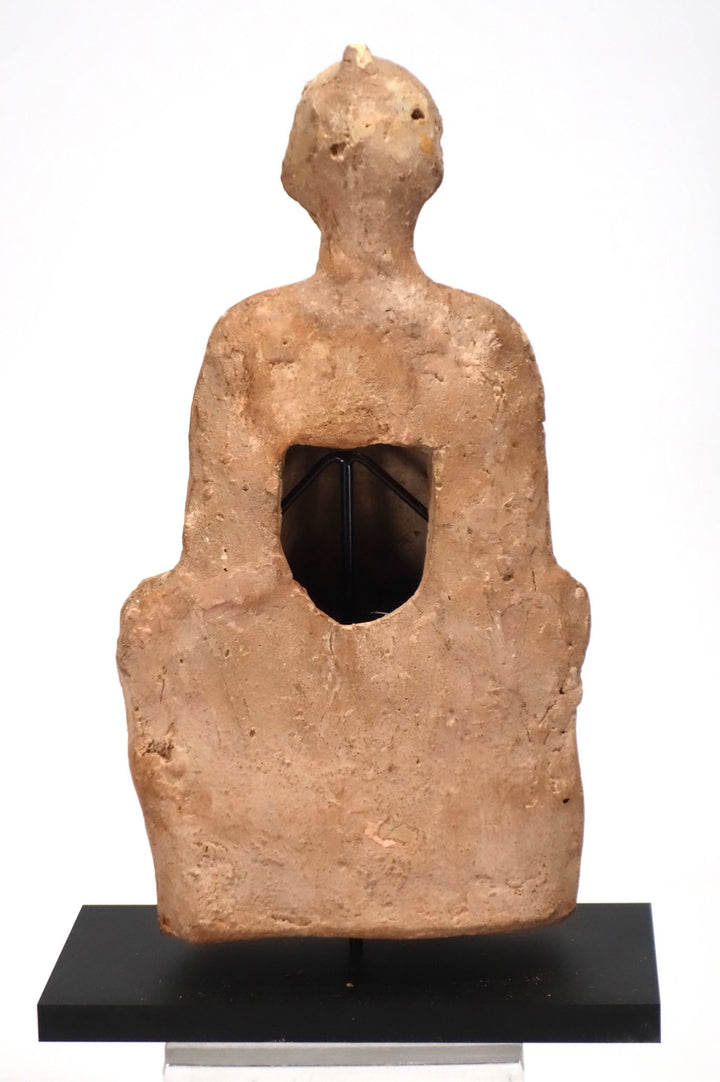 Greek Terracotta Votive Seated Boy