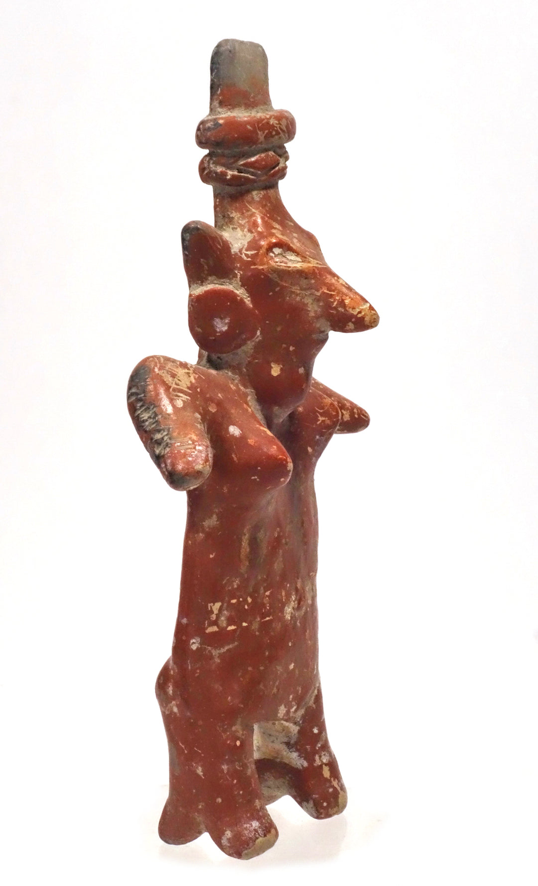 Jalisco Sheepface Pottery Standing Female Effigy