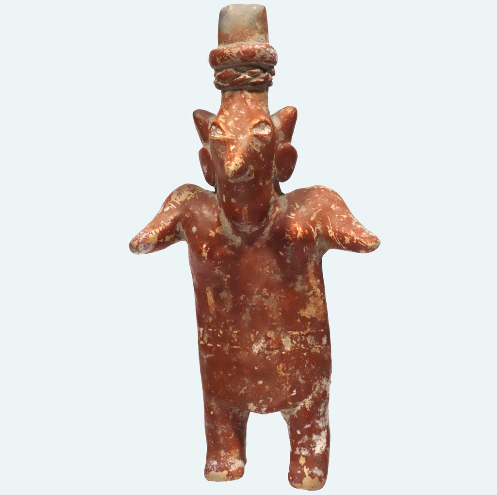 Jalisco Sheepface Pottery Standing Female Effigy
