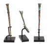 Three Chimu Copper Utilitarian Offerings