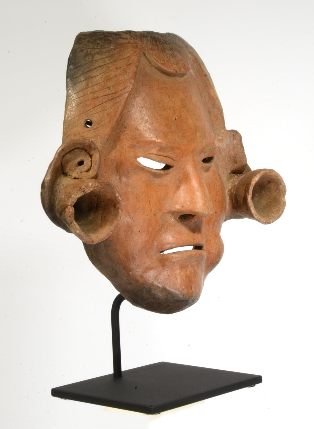 Fine Pre Columbian Narino Pottery Mask,