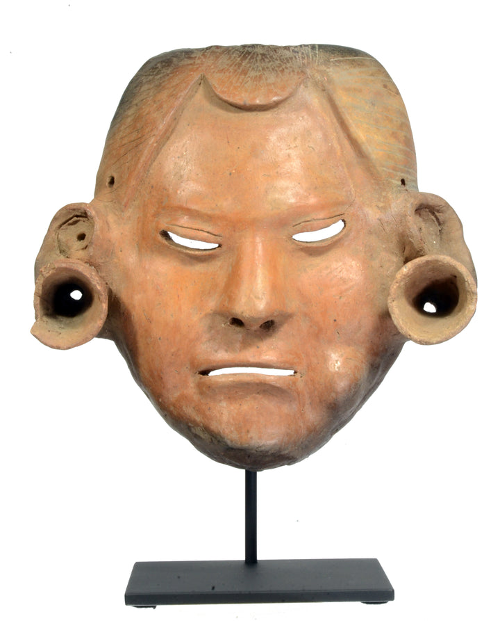 Fine Pre Columbian Narino Pottery Mask,