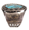 Native American Navajo Silver & Turquoise Bracelet