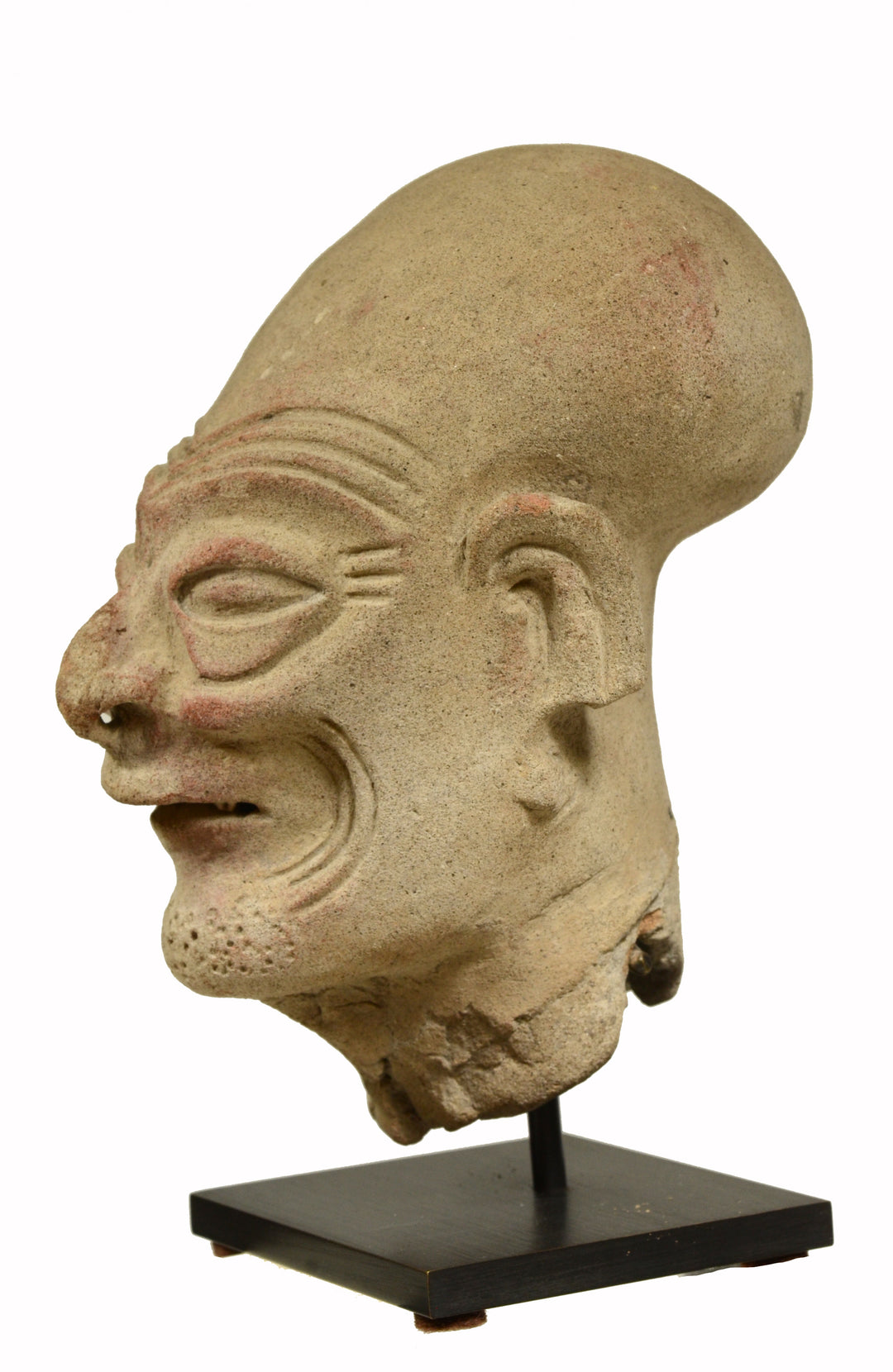 Pre Columbian Tumaco La Tolita Pottery Head
