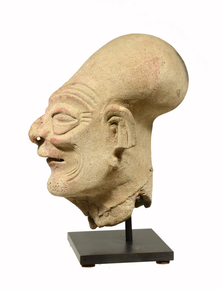 Pre Columbian Tumaco La Tolita Pottery Head