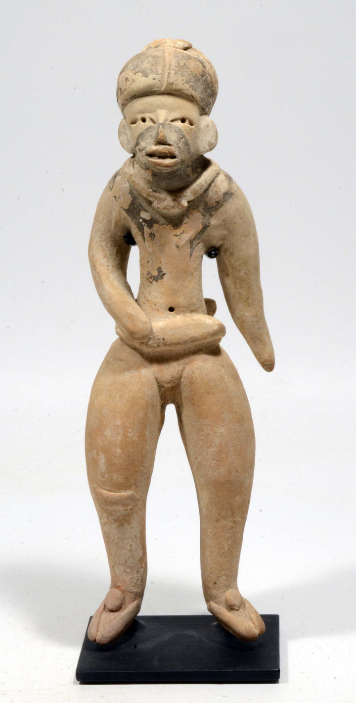 Pre Columbian Huastec Pottery Ball Player Wearing a Yoke