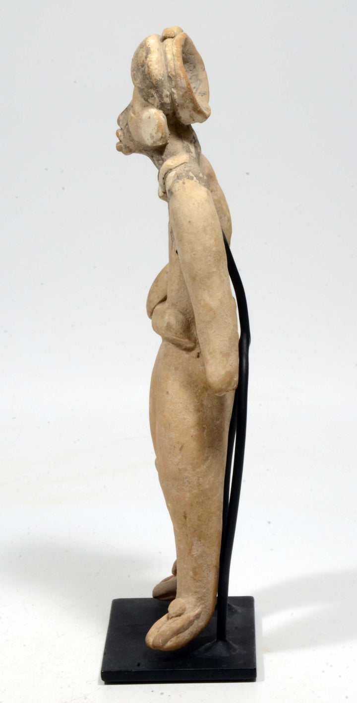 Pre Columbian Huastec Pottery Ball Player Wearing a Yoke