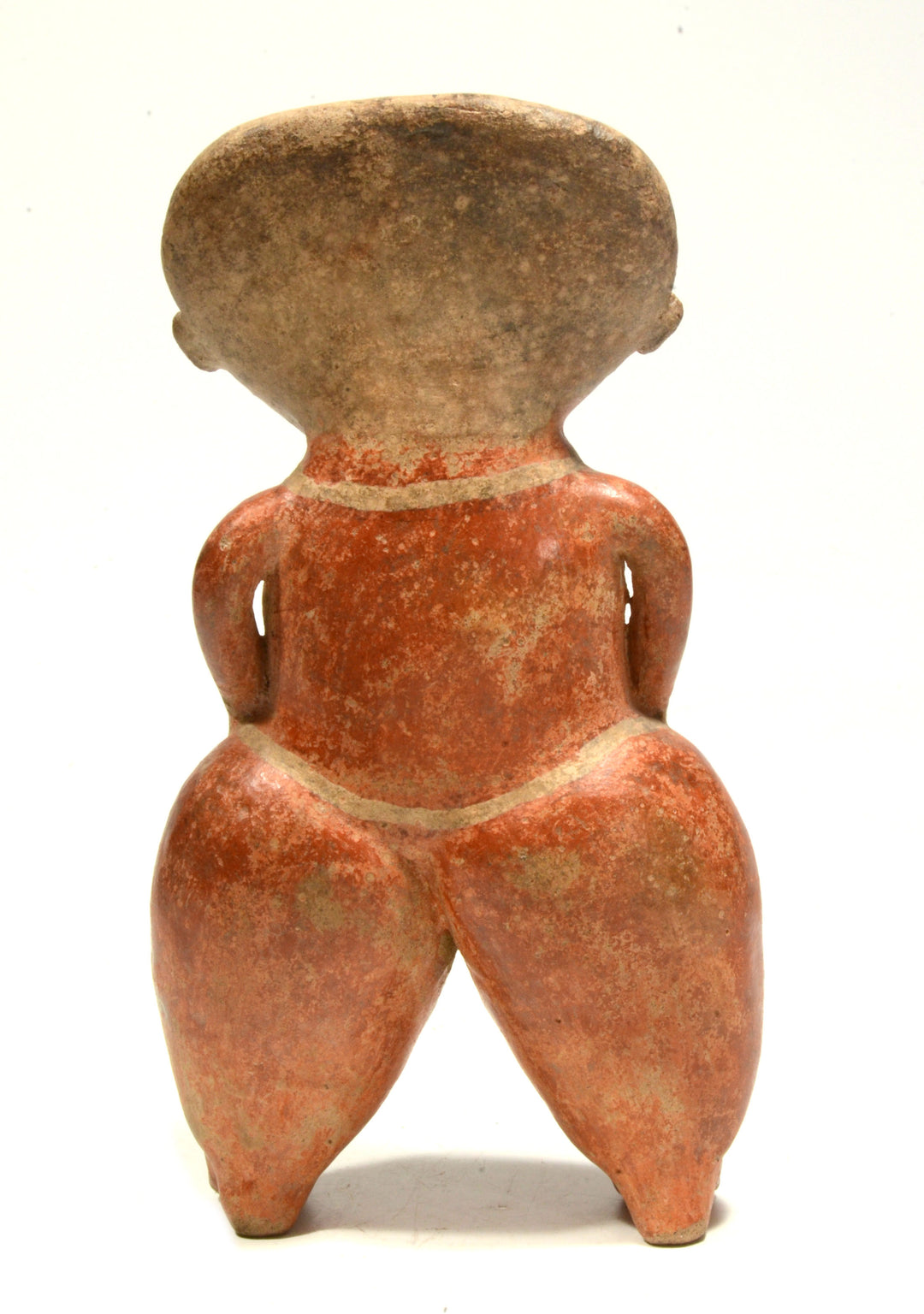 Pre Columbian Nayarit Chinesco Polychrome Standing Female