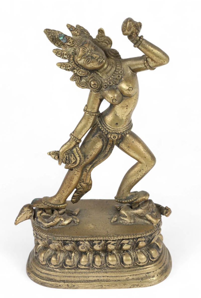 Nepalese Bronze Dancing Goddess Dakini