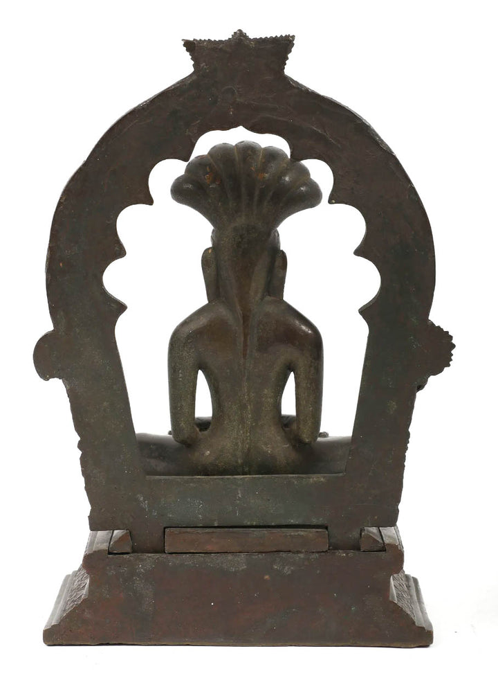 Indian Bronze Seated Buddha Tirthankara