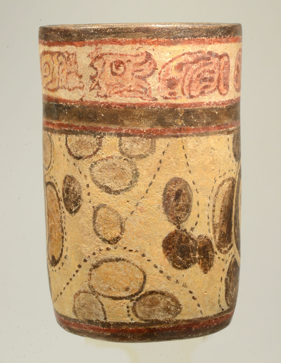 Codex Cylinder Mayan Codex Style Pottery Cylinder Vessel – Art for Eternity