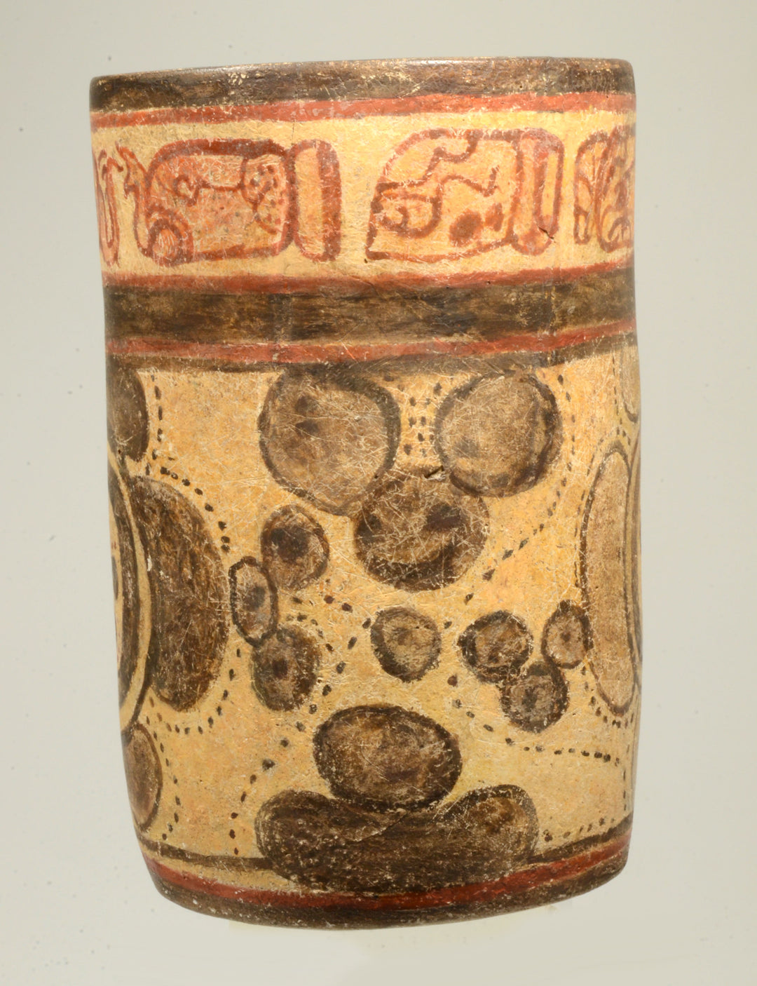 Codex Cylinder Mayan Codex Style Pottery Cylinder Vessel – Art for Eternity