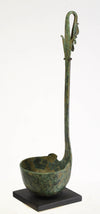 Etruscan Bronze Ladle with Dolphin Handle