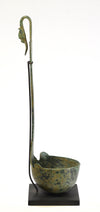 Etruscan Bronze Ladle with Dolphin Handle