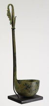 Etruscan Bronze Ladle with Dolphin Handle