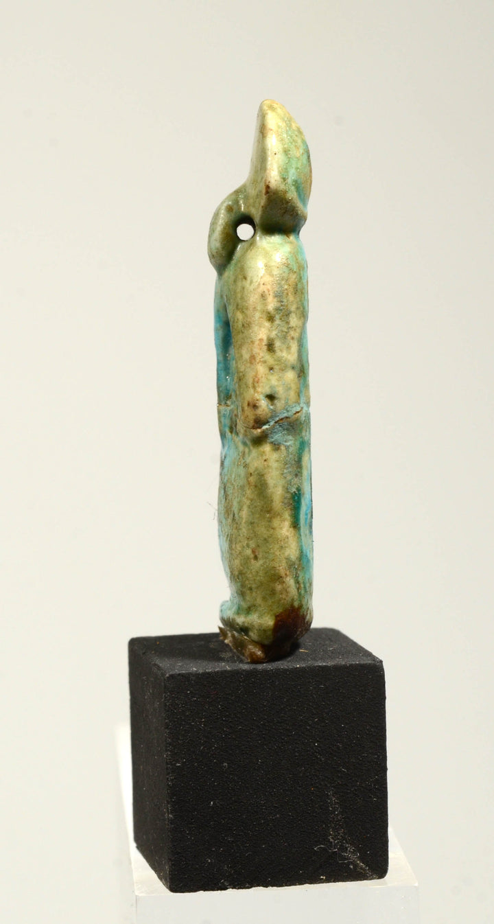 Ancient Egyptian Faience Amulet of God Ra Horakhty