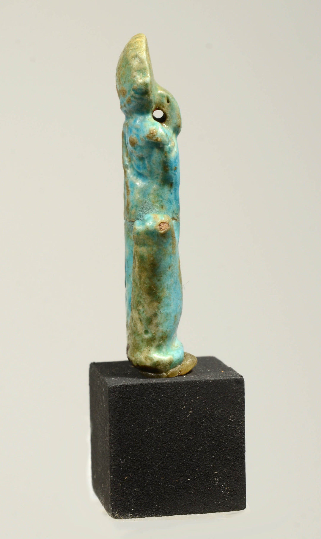 Ancient Egyptian Faience Amulet of God Ra Horakhty
