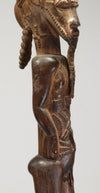 Fine Baule Wood Carved Male Spirit Spouse  Blolo Bian