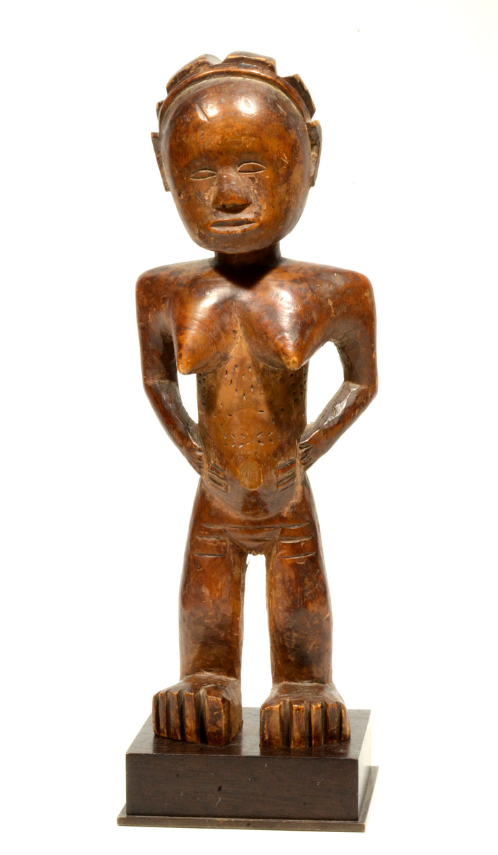 Luba Standing Female Figure